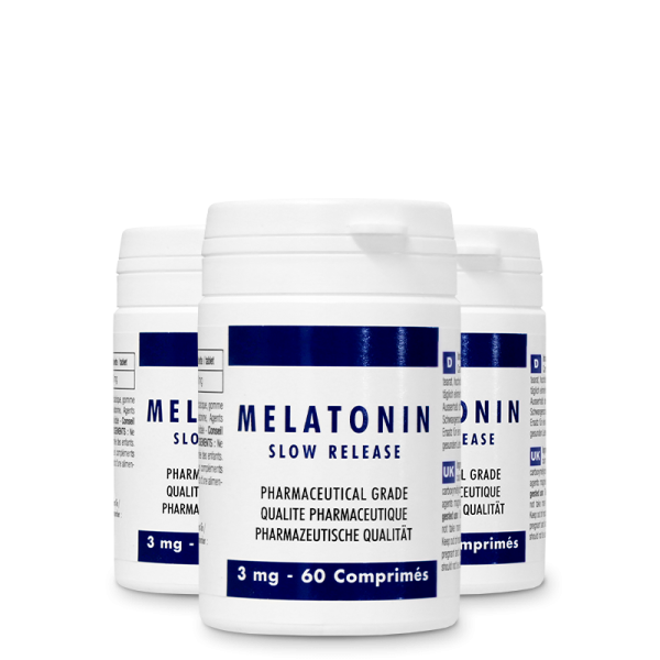 Mélatonine 3 mg - 3 x 60 comprimés (action prolongée)