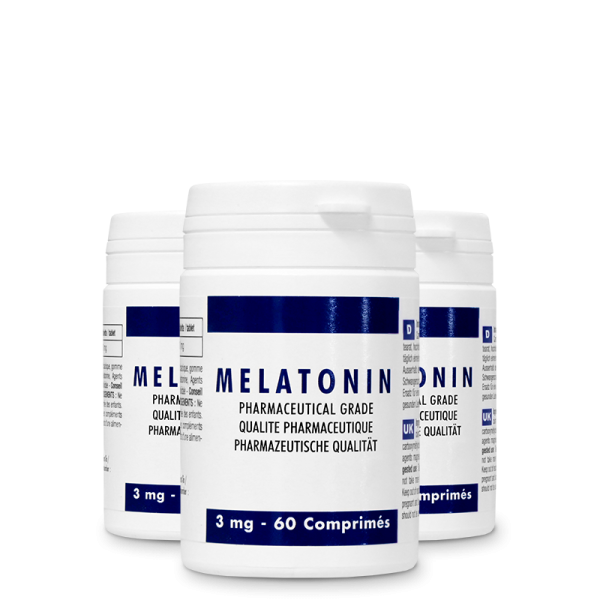 Mélatonine 3 mg - 3 x 60 comprimés